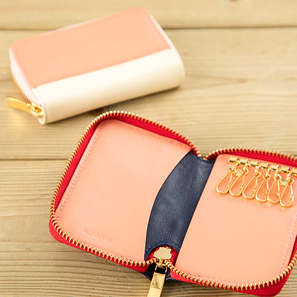 【匠】ラウンドキーケース Round Bicolor Keycase
