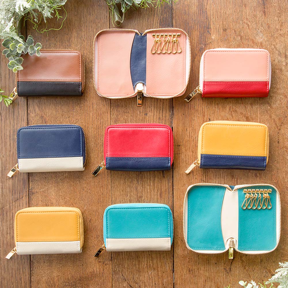 【匠】ラウンドキーケース Round Bicolor Keycase