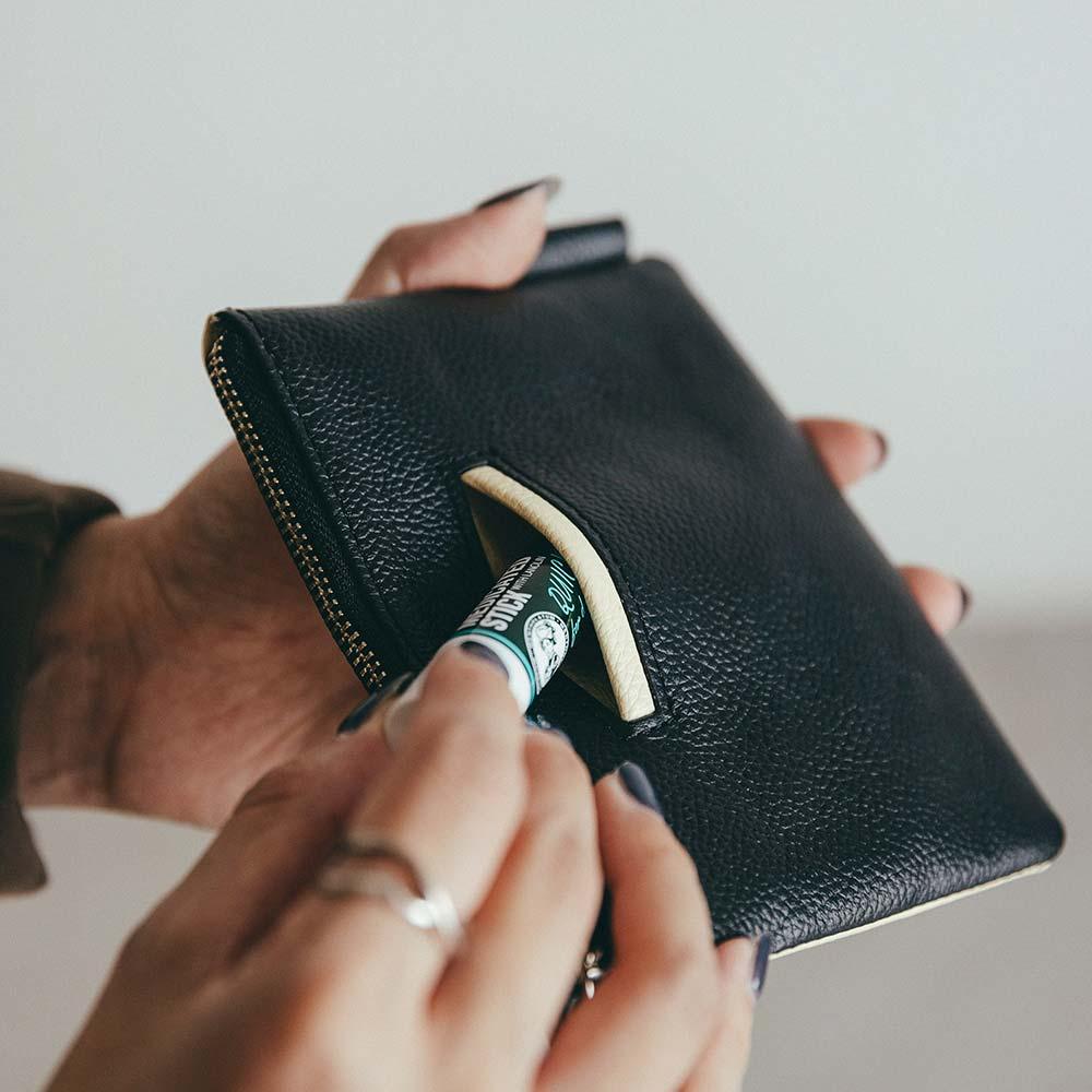 【極】フラットレザーポーチS Flat Pouch S