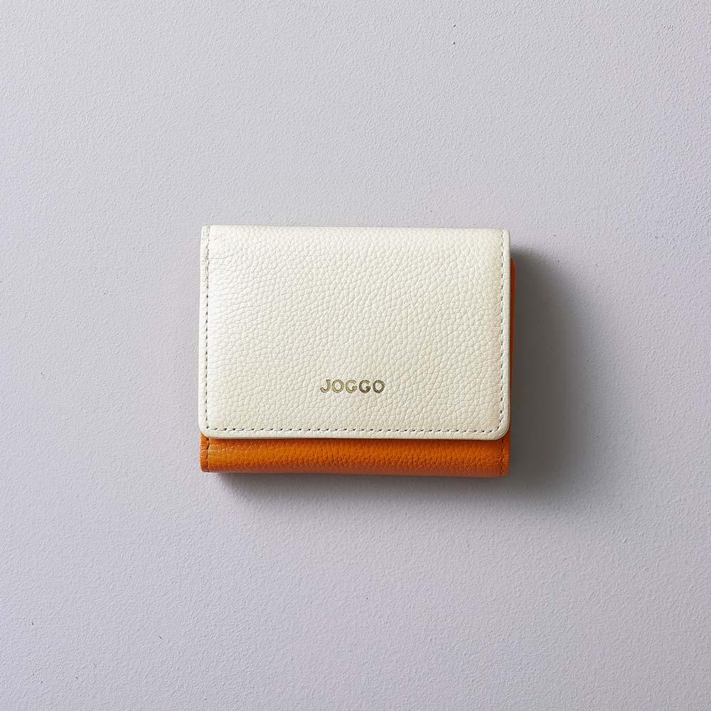 3つ折りミニ財布(エンボス) - JOGGO
