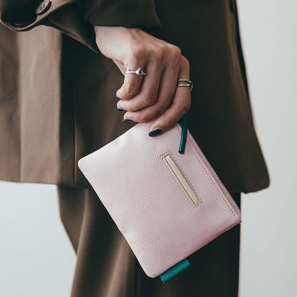 【極】フラットレザーポーチS Flat Pouch S