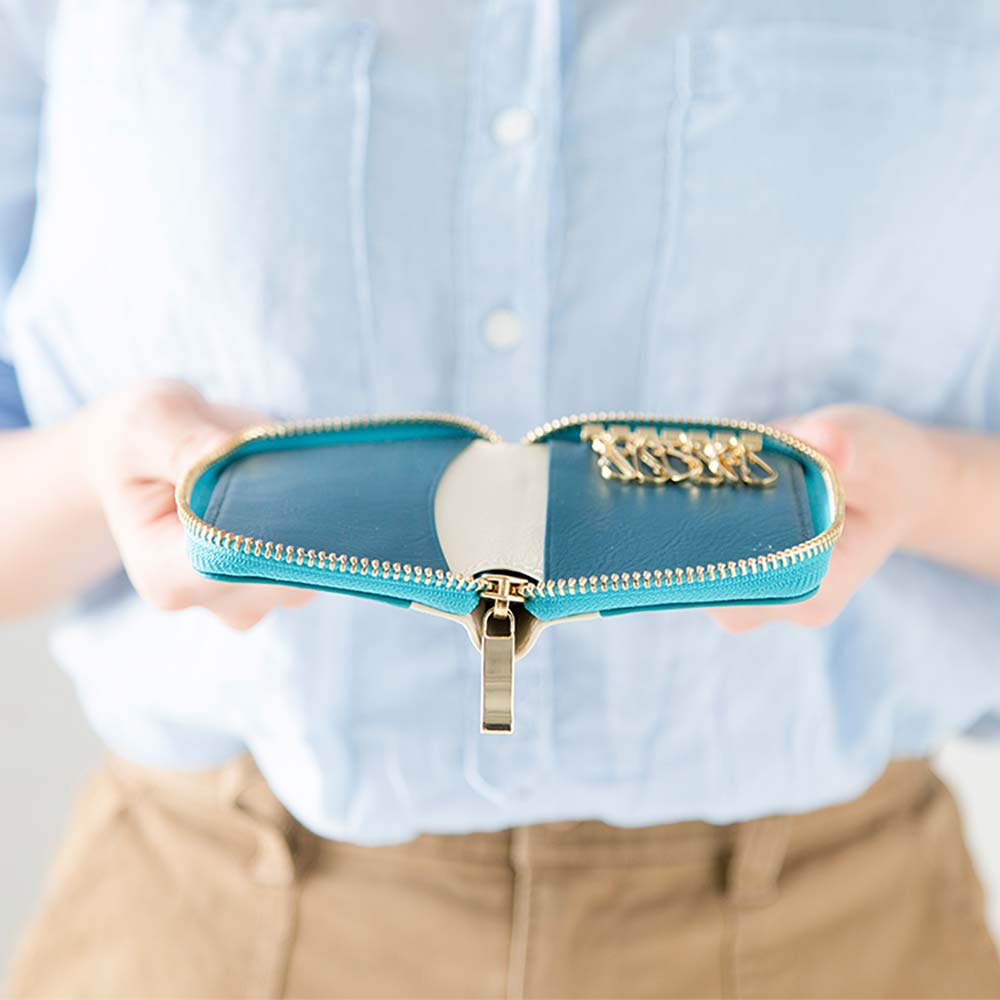 【匠】ラウンドキーケース Round Bicolor Keycase